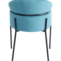 KARE Design Chaise A. Acc. Alexia.Velours Bleu New