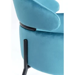 KARE Design Chaise A. Acc. Alexia.Velours Bleu New