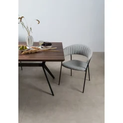 KARE Design Chaise A. Acc. Belle Gris Clair (2/Set) Best