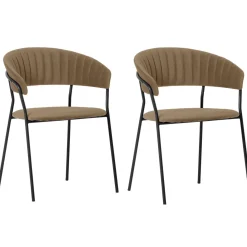 KARE Design Chaise A. Acc. Belle Marron (2/Set) New