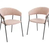KARE Design Chaise A. Acc. Belle Rose (2/Set) New