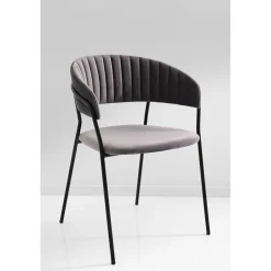 KARE Design Chaise A. Acc. Belle Velvet Gris (2/Set) Discount