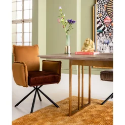KARE Design Chaise A. Acc. Chelsea.Marron Outlet