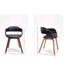 KARE Design Chaise A. Acc. Costa.Noyer