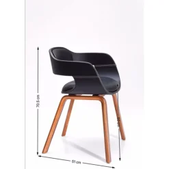 KARE Design Chaise A. Acc. Costa.Noyer