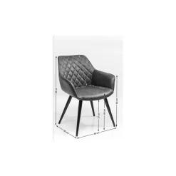 KARE Design Chaise A. Acc. Harry Rouge-Rouille Discount
