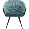 KARE Design Chaise A. Acc. Knot Bleu Petrole Online
