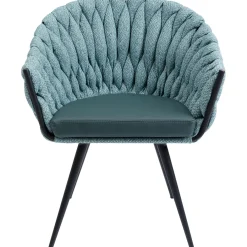 KARE Design Chaise A. Acc. Knot Bleu Petrole Online