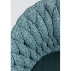 KARE Design Chaise A. Acc. Knot Bleu Petrole Online