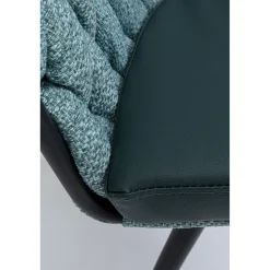 KARE Design Chaise A. Acc. Knot Bleu Petrole Online