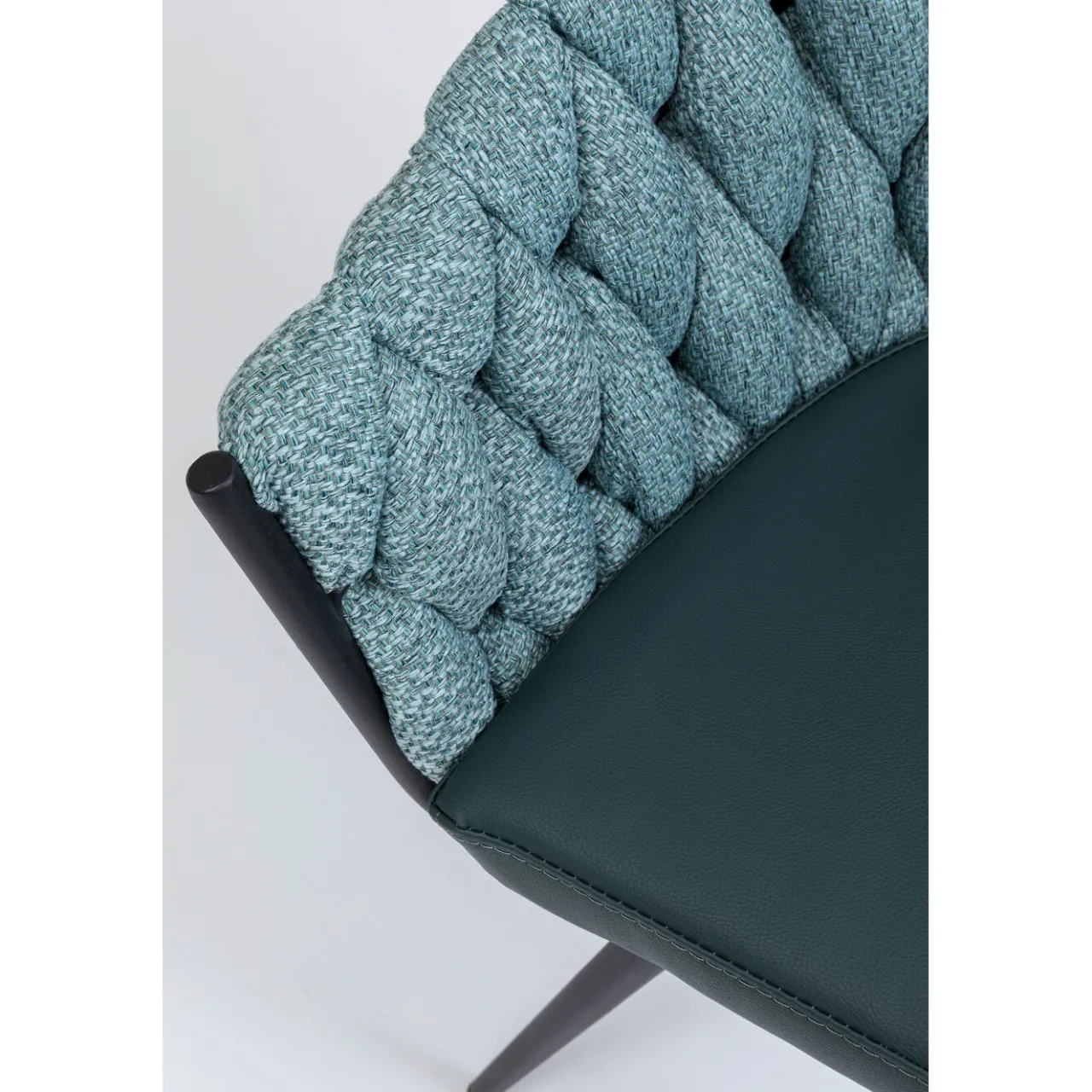KARE Design Chaise A. Acc. Knot Bleu Petrole Online