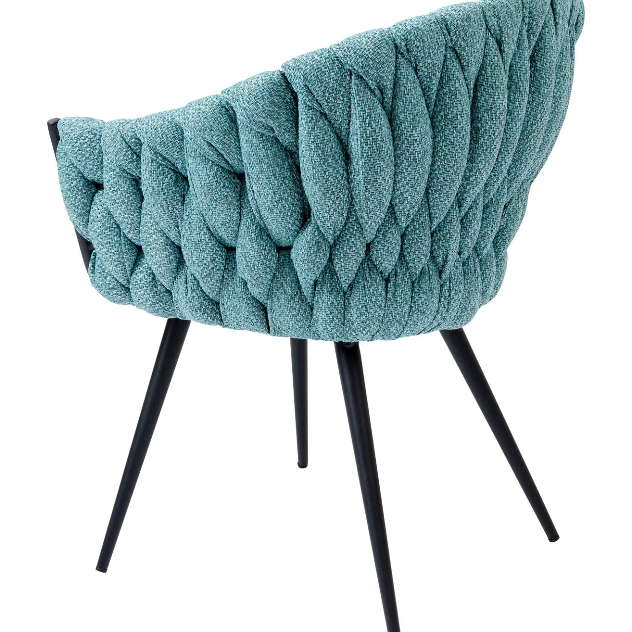 KARE Design Chaise A. Acc. Knot Bleu Petrole Online
