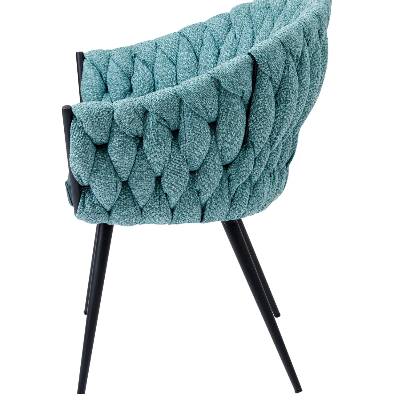 KARE Design Chaise A. Acc. Knot Bleu Petrole Online