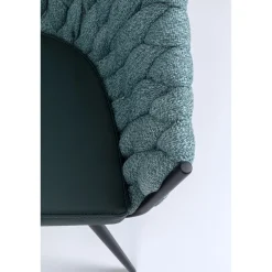 KARE Design Chaise A. Acc. Knot Bleu Petrole Online