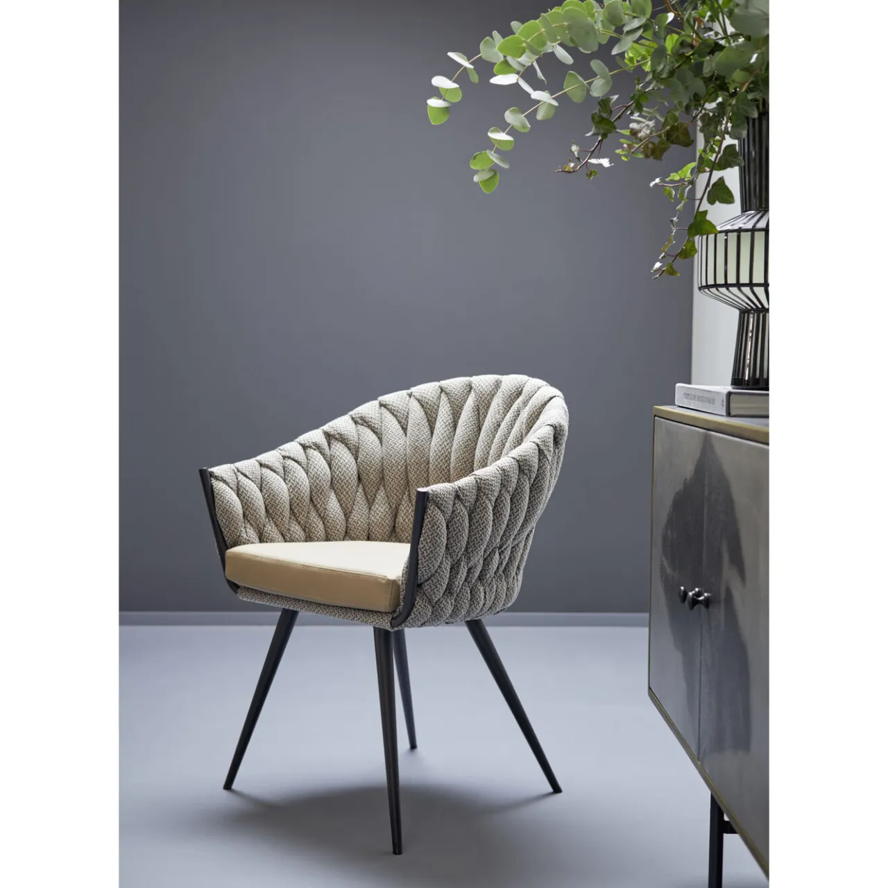 KARE Design Chaise A. Acc. Knot Tweed Online