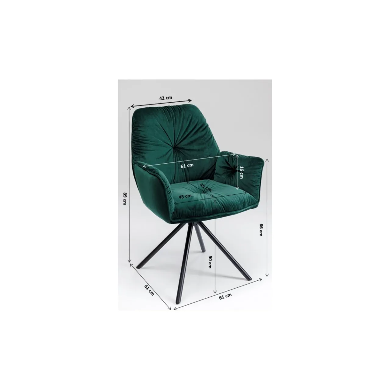 KARE Design Chaise A. Acc. Mila.Vert Discount