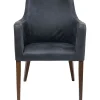 KARE Design Chaise A. Acc. Mode Cuir Anthracite