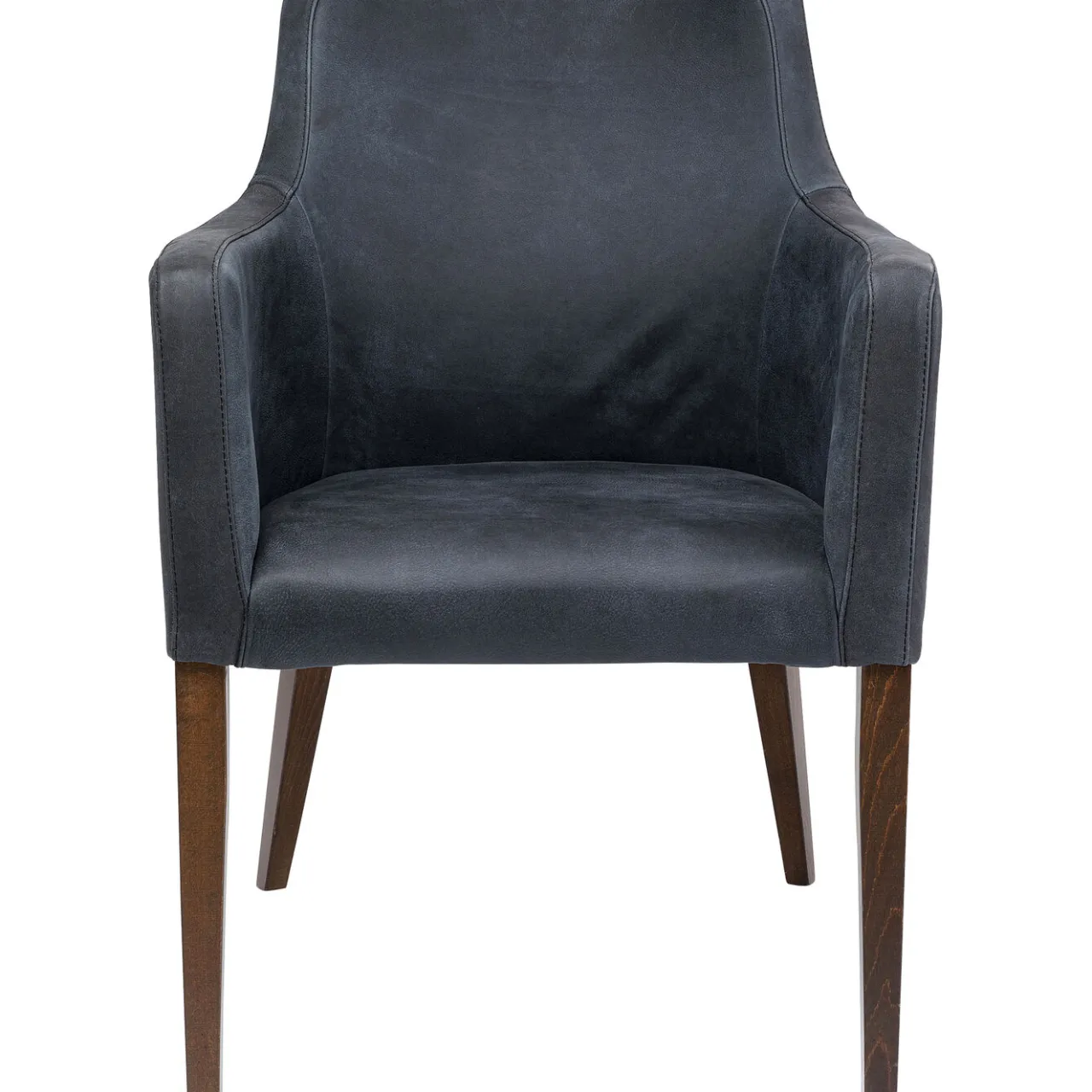 KARE Design Chaise A. Acc. Mode Cuir Anthracite