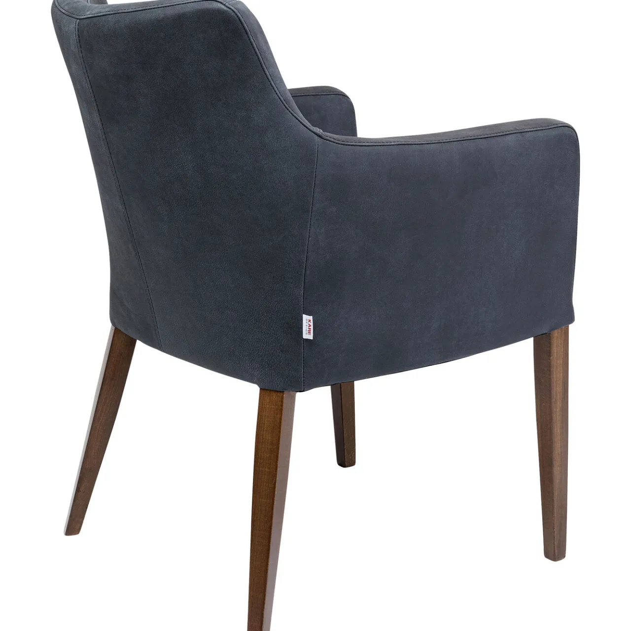 KARE Design Chaise A. Acc. Mode Cuir Anthracite