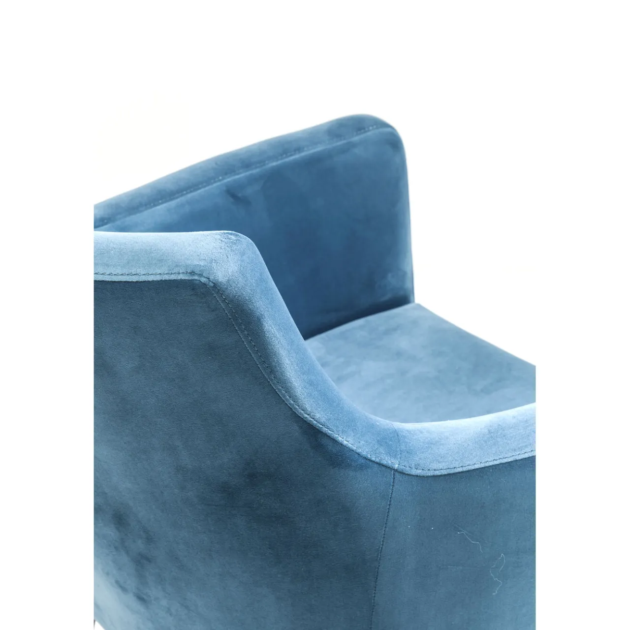 KARE Design Chaise A. Acc. Mode Velours Petrole Hot