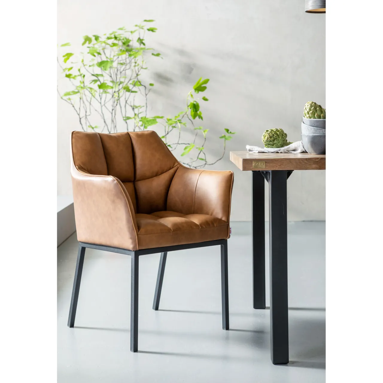 KARE Design Chaise A. Acc. Thinktank Marron Outlet