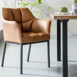 KARE Design Chaise A. Acc. Thinktank Marron Outlet