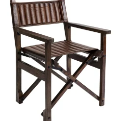 KARE Design Chaise A. Acc. Twist Cuir Marron Hot