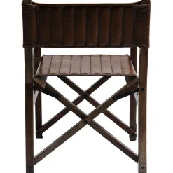 KARE Design Chaise A. Acc. Twist Cuir Marron Hot