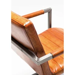 KARE Design Chaise Cantilever Riffle Buffalo Marron Hot