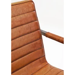 KARE Design Chaise Cantilever Riffle Buffalo Marron Hot