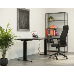 KARE Design Chaise De Bureau Labora Noir Haut Dossier Discount