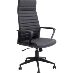 KARE Design Chaise De Bureau Labora Noir Haut Dossier Discount
