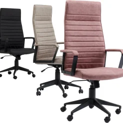 KARE Design Chaise De Bureau Labora Noir Haut Dossier Discount