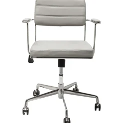 KARE Design Chaise De Bureau Pivotante Dottore Gris Online