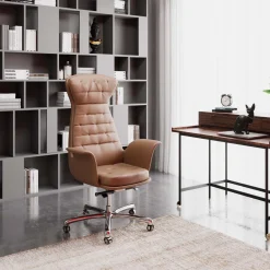 KARE Design Chaise De Bureau Pivotante Brady Argente Hot