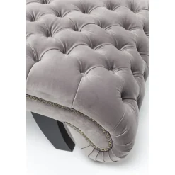 KARE Design Chaise Longue Desire Velours Argente Sale