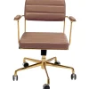 KARE Design Chaise Pivotante De Bureau Dottore Marron Discount