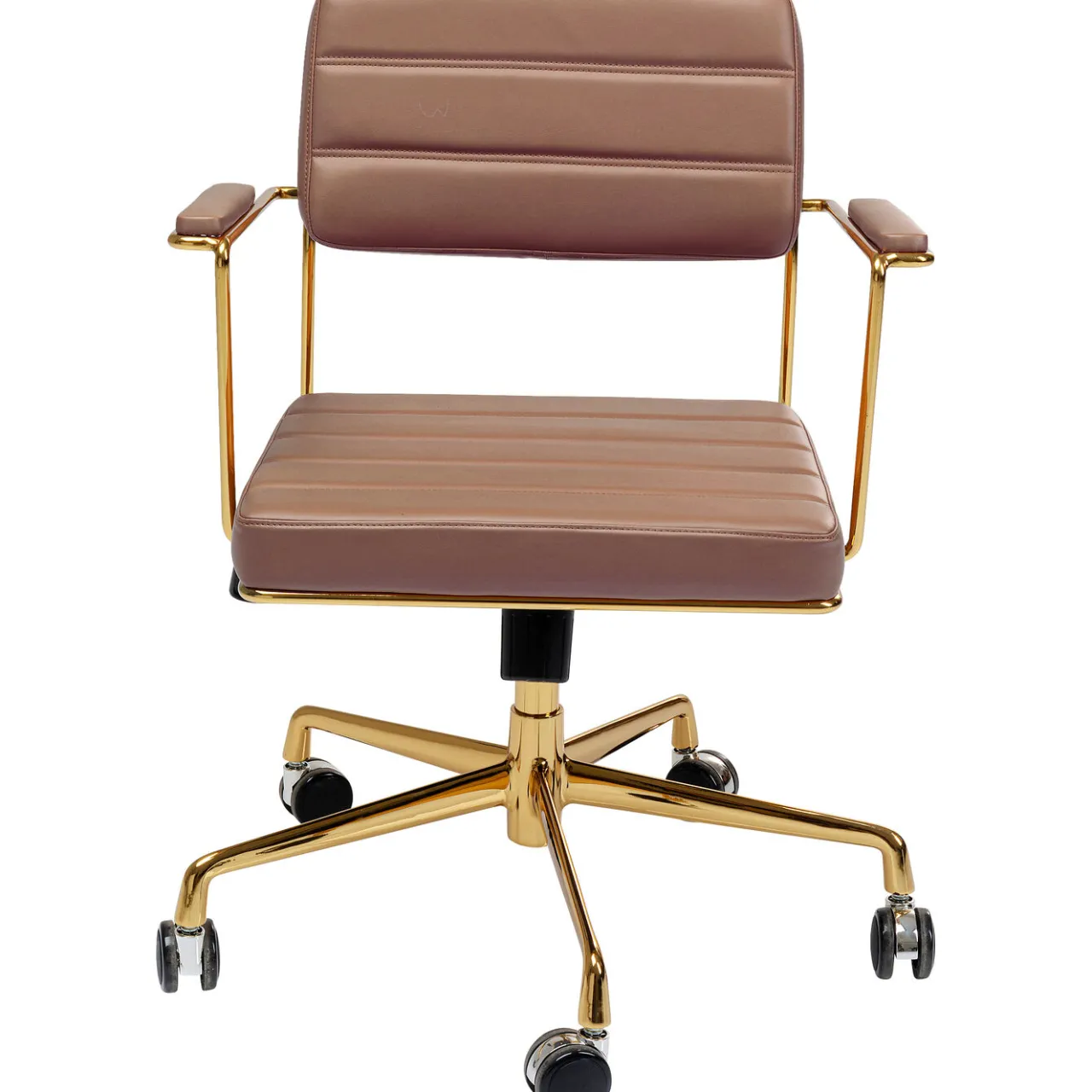 KARE Design Chaise Pivotante De Bureau Dottore Marron Discount