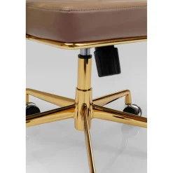 KARE Design Chaise Pivotante De Bureau Dottore Marron Discount