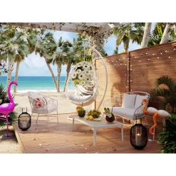 KARE Design Chaise Suspendue Ibiza Blanc Discount