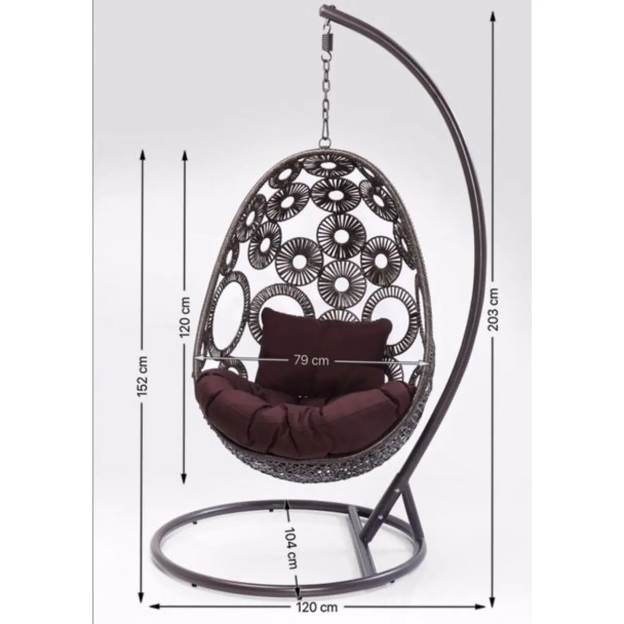 KARE Design Chaise Suspendue Ibiza Blanc Discount