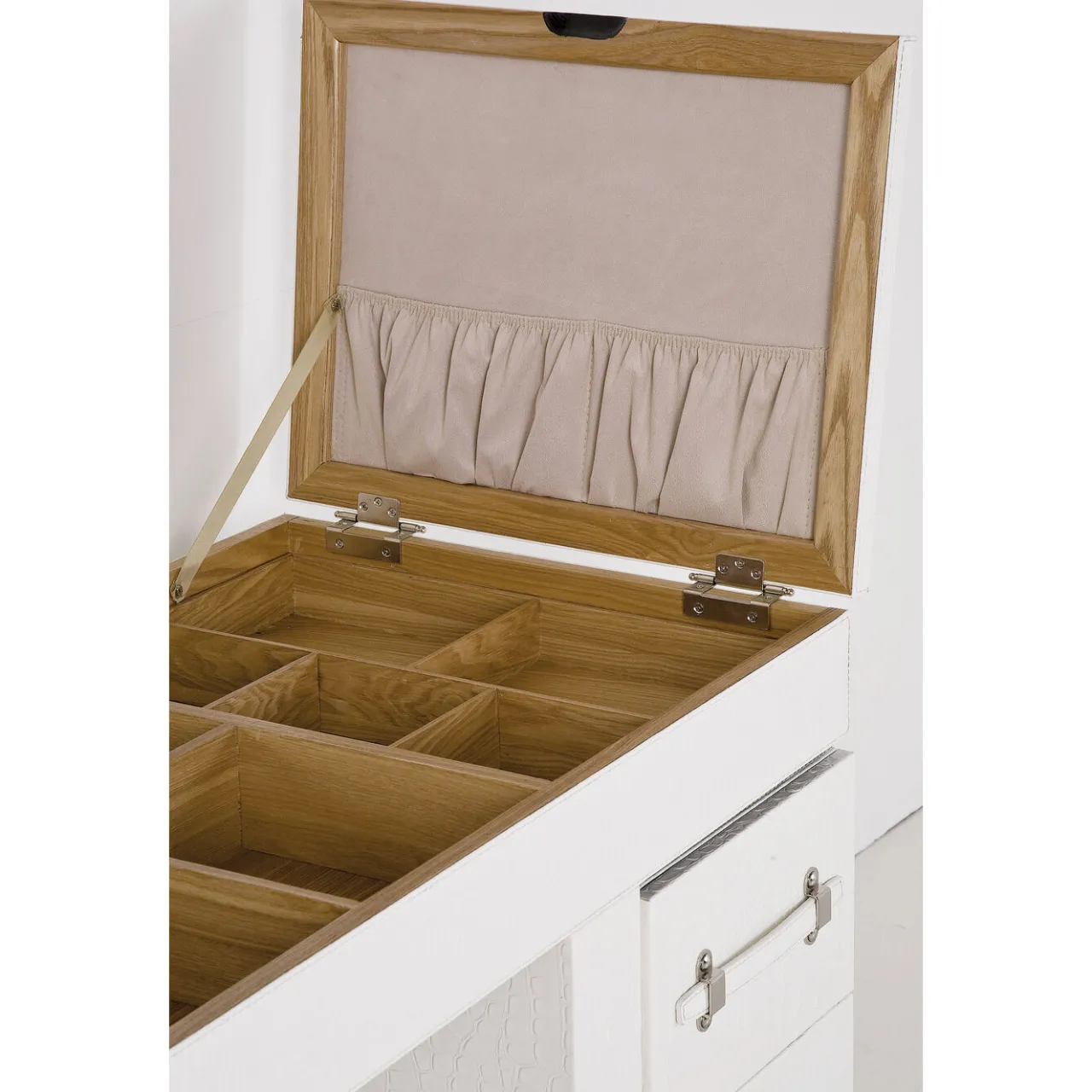 KARE Design Coiffeuse Diva Croco Blanche (4 Pcs) Online