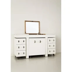 KARE Design Coiffeuse Diva Croco Blanche (4 Pcs) Online