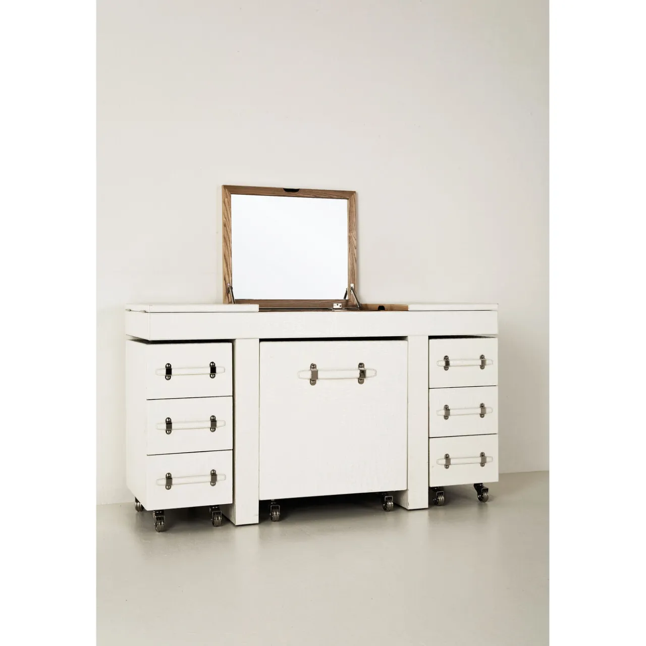 KARE Design Coiffeuse Diva Croco Blanche (4 Pcs) Online