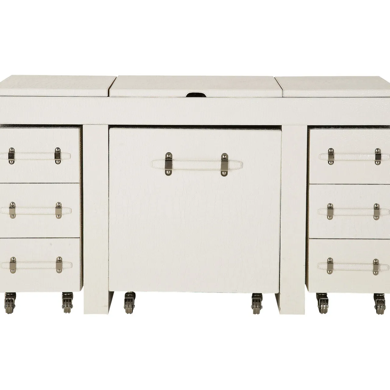 KARE Design Coiffeuse Diva Croco Blanche (4 Pcs) Online