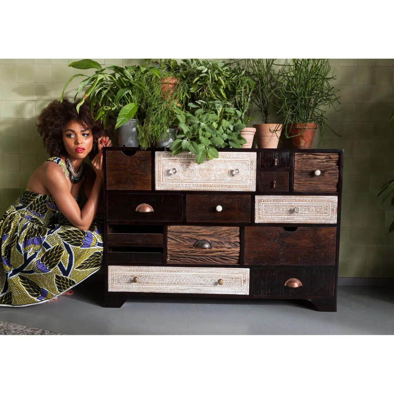 KARE Design Commode Finca 14 Tiroirs Outlet