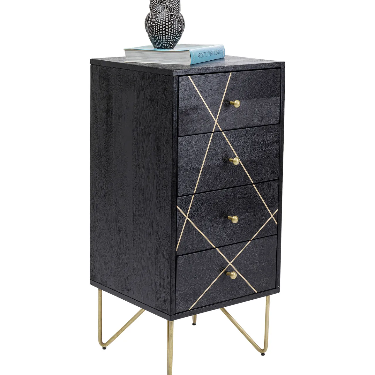 KARE Design Commode Gold Vein 4 Tiroirs 40X88Cm Sale