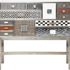 KARE Design Commode Haute Chalet Argent 13 Tiroirs Discount