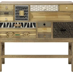 KARE Design Commode Haute Chalet Dore 13 Tiroirs Discount