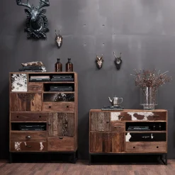KARE Design Commode Haute Rodeo 3 Portes,8 Tiroirs Sale